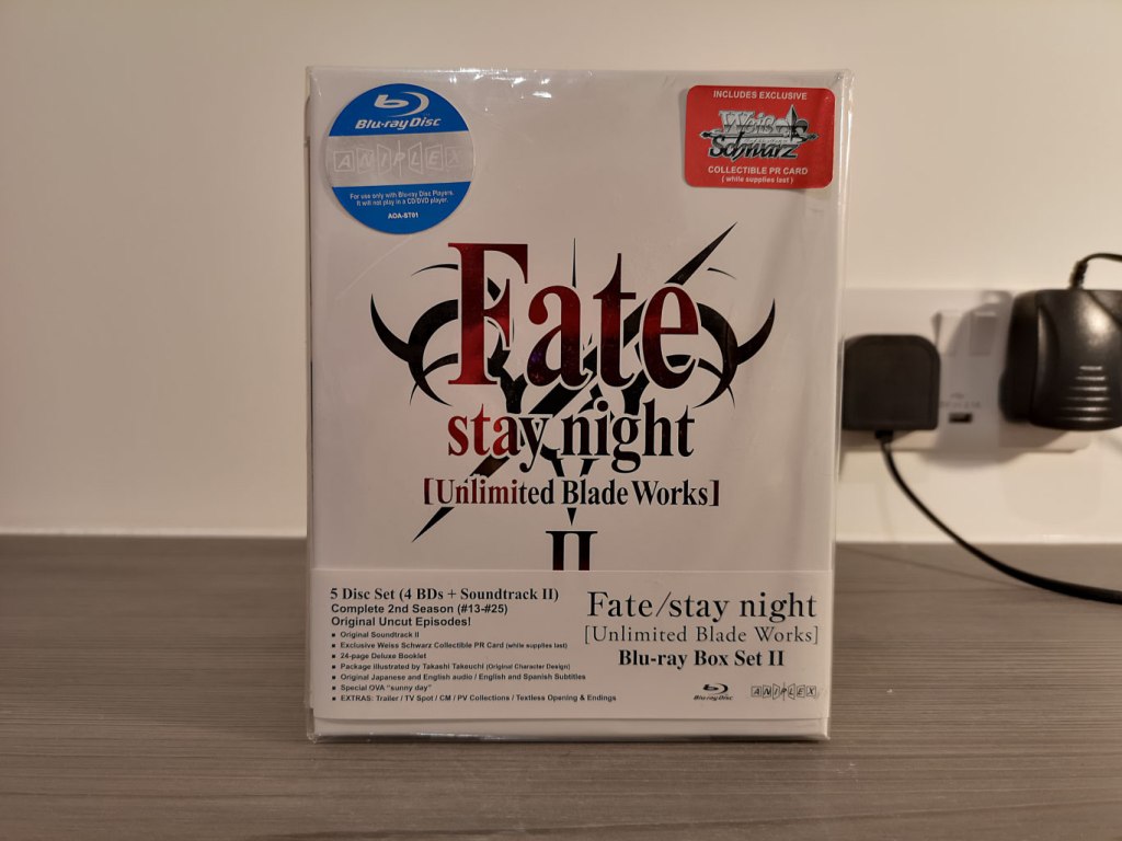 Fate/Stay Night [Unlimited Blade Works] Box Set 2 (Limited Edition Blu-ray)&nbsp;Unboxing