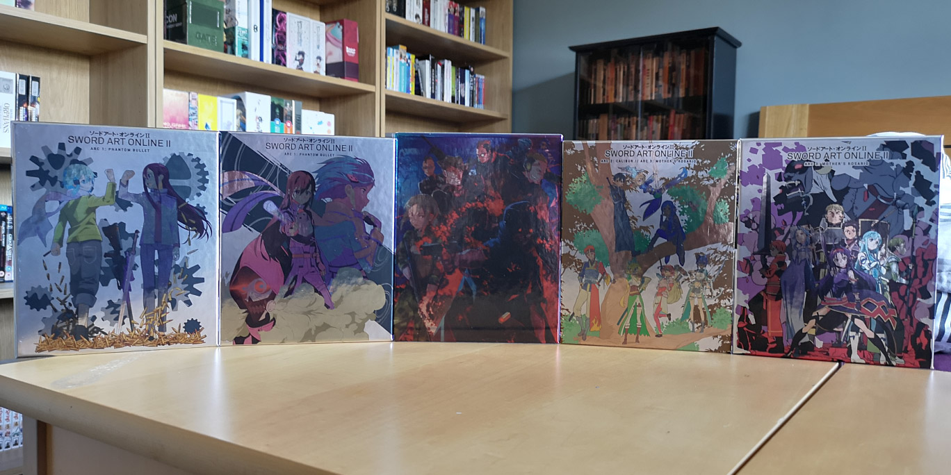 Sword Art Online II Parts 1, 2, 3 & 4 (Collector’s Edition Blu-ray & DVD) Unboxing Redux