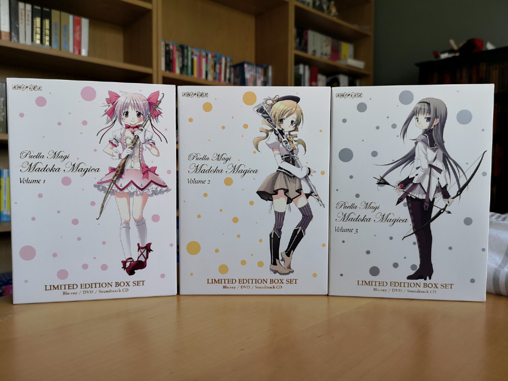 Puella Magi Madoka Magica Volumes 1, 2 & 3 (Limited Edition Blu-ray & DVD) Unboxing&nbsp;Redux