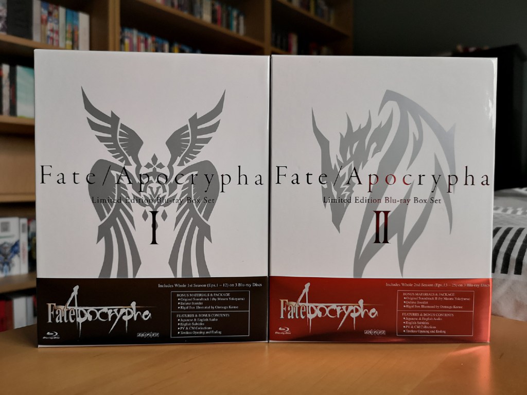 Fate/Apocrypha Box Sets 1 & 2 (Limited Edition Blu-ray)&nbsp;Unboxing